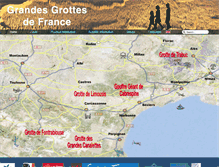 Tablet Screenshot of grottes-de-france.com